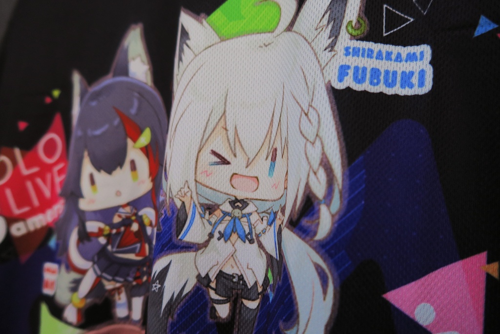 ホロライブゲーマーズTシャツ(黒い)