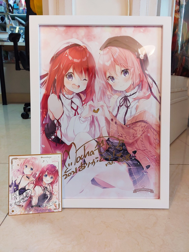 【通販限定】直筆サインA3複製画「サキとレキ」