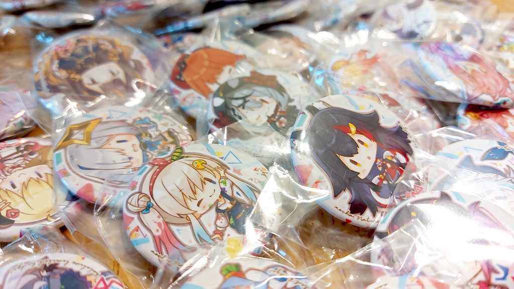 ホロライブトランプと特典バッジ