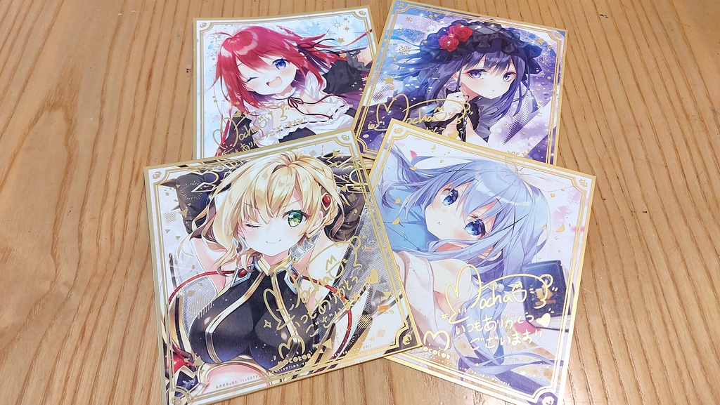 C100ミニ色紙「M.O.COLOR4」