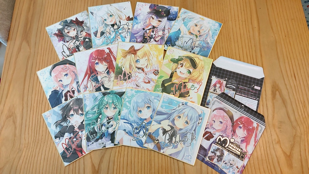 【新作】ミニ色紙コレクション「M.O.COLOR5」