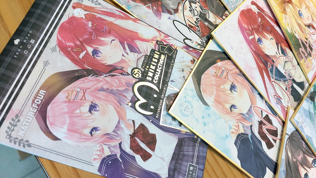 【新作】ミニ色紙コレクション「M.O.COLOR5」