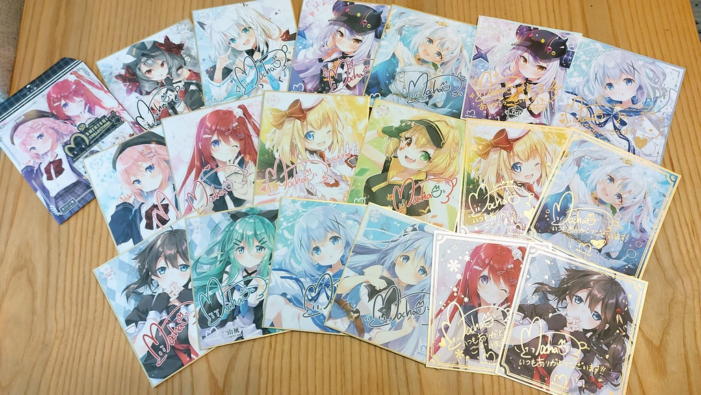 【新作】ミニ色紙コレクション「M.O.COLOR5」