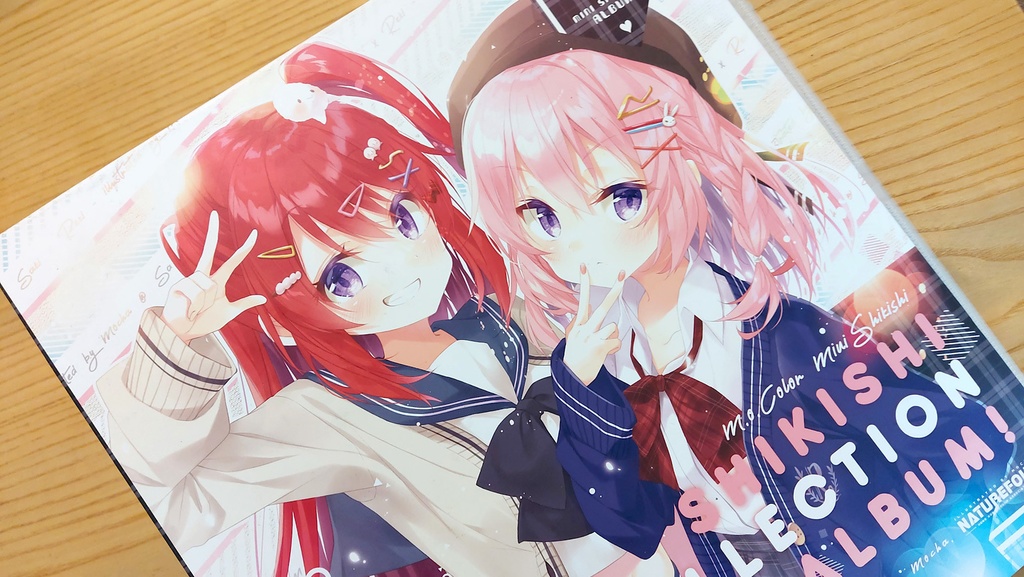 【新作】2x2タイプミニ色紙バインダー (25ページと封入特典箔押しカード3枚付き)