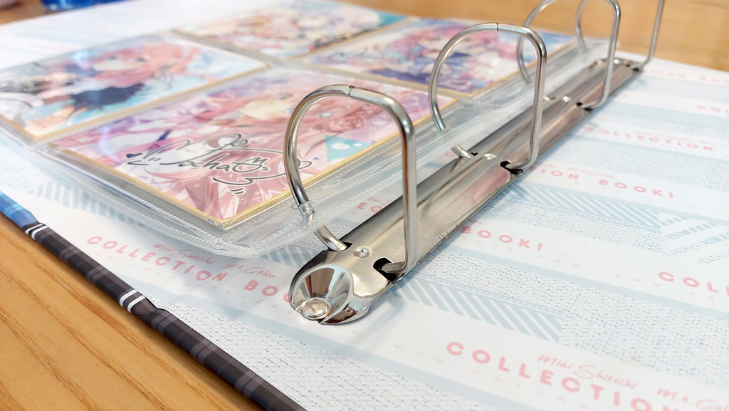 【新作】2x2タイプミニ色紙バインダー (25ページと封入特典箔押しカード3枚付き)