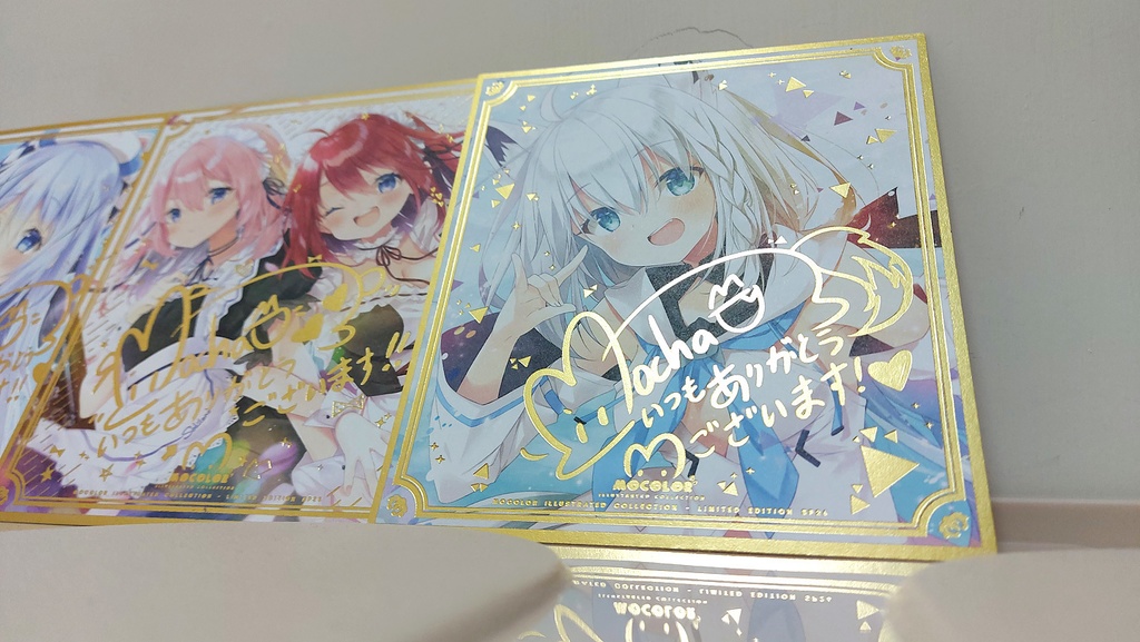 【新作】2x2タイプミニ色紙バインダー (25ページと封入特典箔押しカード3枚付き)