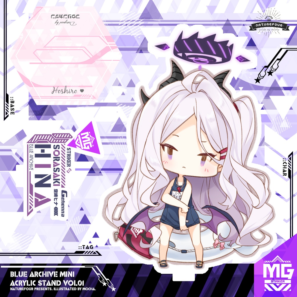 C102★ブルアカアクスタセット4点