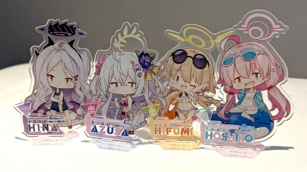 C102★ブルアカアクスタセット4点