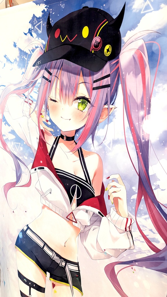 「C102新作・9月下旬発送予定」150x50cm等身タペストリー(トワ様)