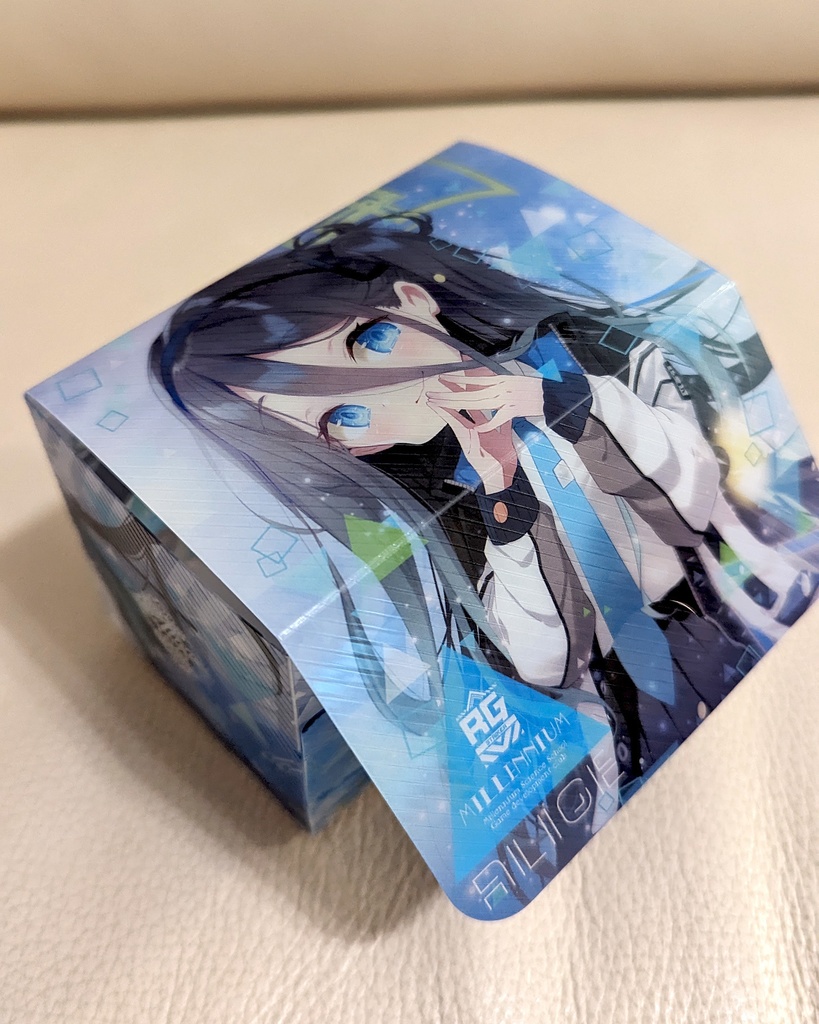 「C102新作」ブルアカTCGカードスリーブとデッキケース3点セットB