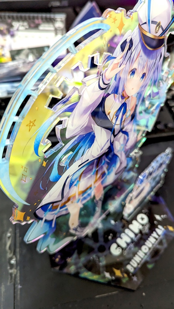 「C102新作」チノちゃん25cm高さ多彩な色印刷ビッグアクスタ