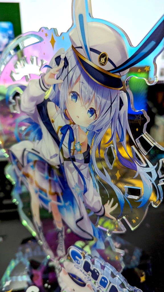 「C102新作」チノちゃん25cm高さ多彩な色印刷ビッグアクスタ