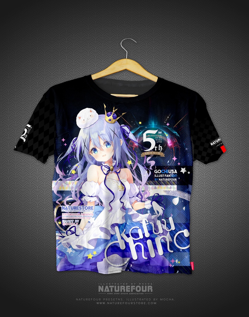 【BOOTH限定C104/8月下旬以降発送】(サイズXL)風林火山通販五周年限定セット4点入り(Tシャツ、メタル、箔押しカード、アクリル)