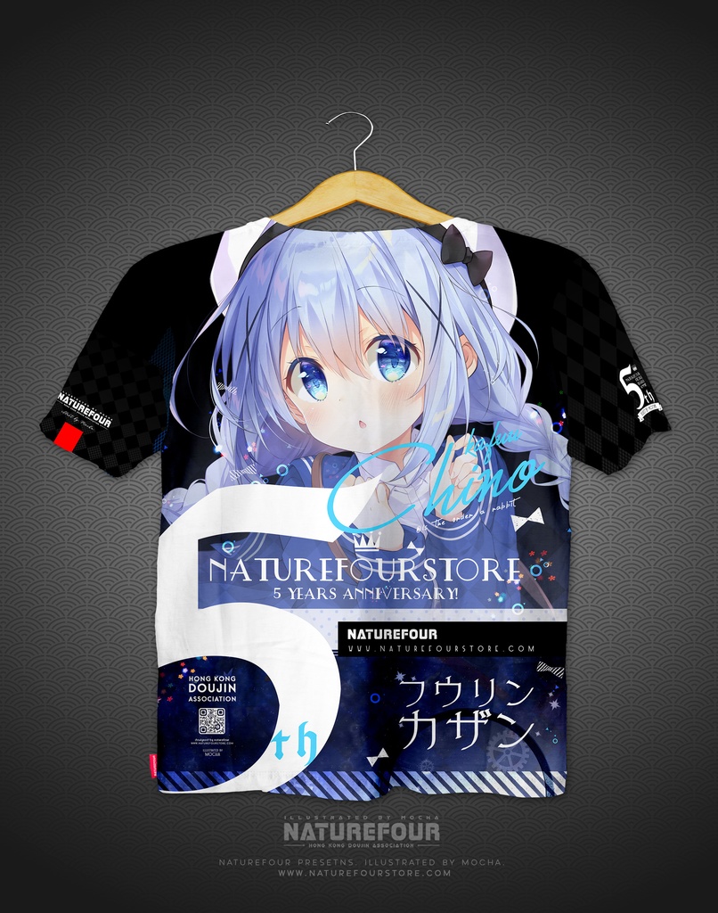 【BOOTH限定C104/8月下旬以降発送】(サイズXL)風林火山通販五周年限定セット4点入り(Tシャツ、メタル、箔押しカード、アクリル)