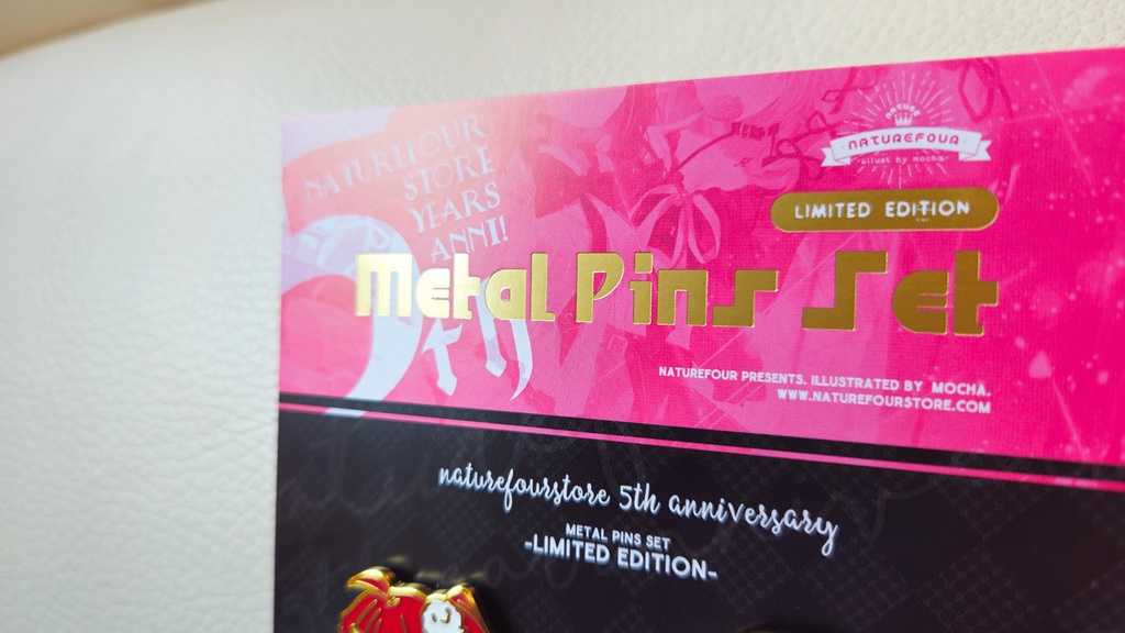 【BOOTH限定C104/8月下旬以降発送】(サイズXL)風林火山通販五周年限定セット4点入り(Tシャツ、メタル、箔押しカード、アクリル)