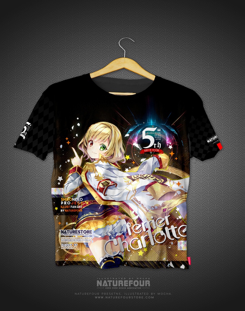 【BOOTH限定C104/8月下旬以降発送】(サイズXL)風林火山通販五周年限定セット4点入り(Tシャツ、メタル、箔押しカード、アクリル)