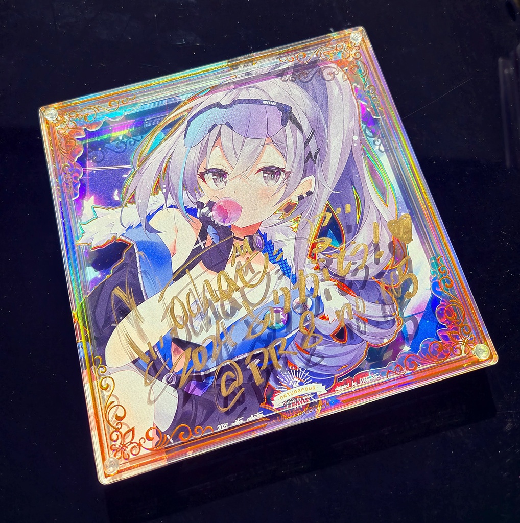 【BOOTH限定/2月上旬以降発送】2024直筆サインアクリル複製画「ぎんろう」