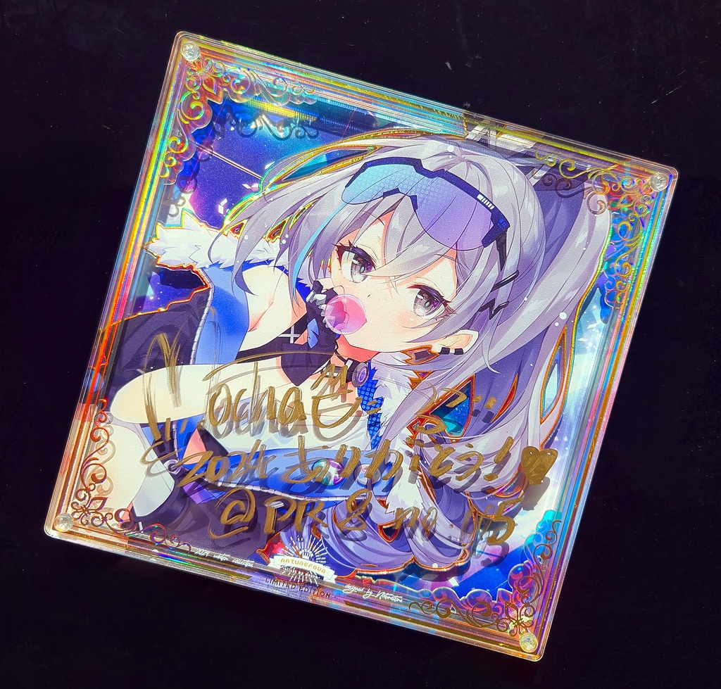 【BOOTH限定/2月上旬以降発送】2024直筆サインアクリル複製画「ぎんろう」