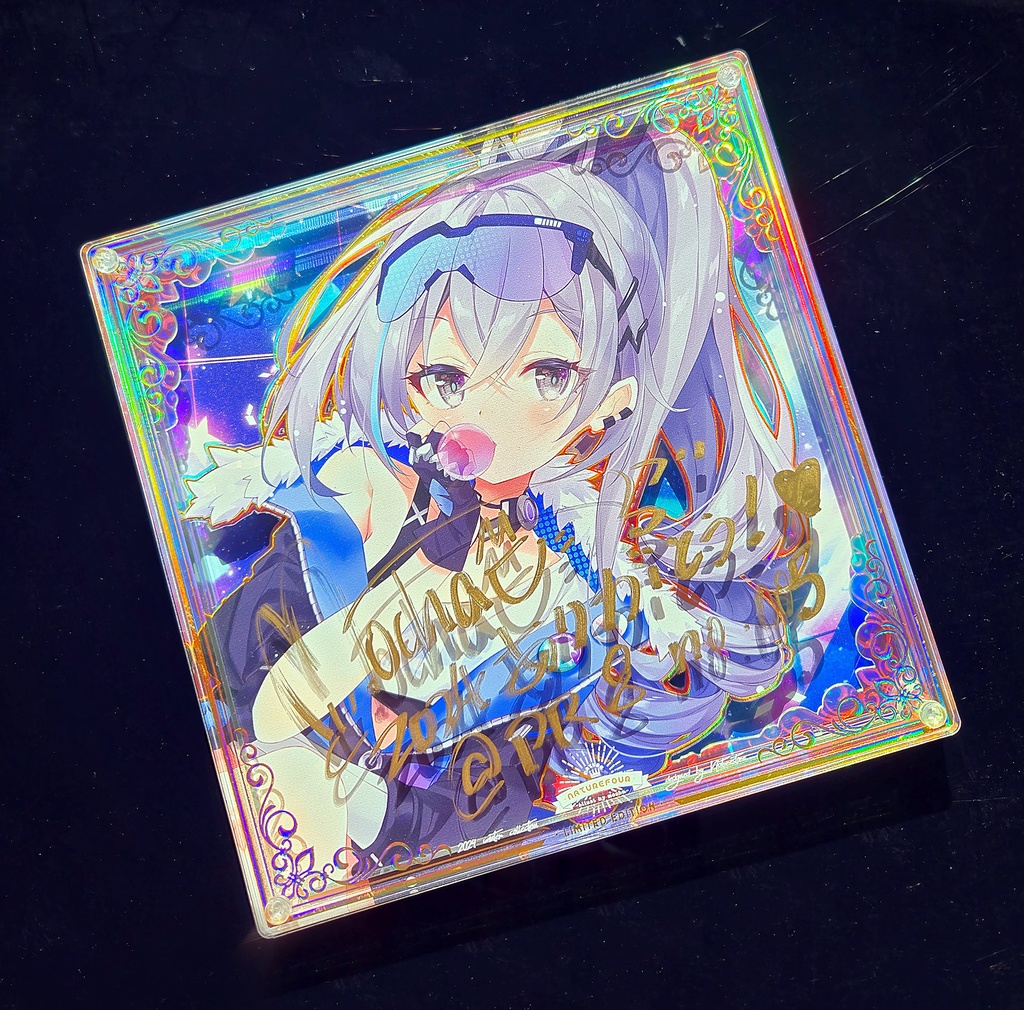 【BOOTH限定/2月上旬以降発送】2024直筆サインアクリル複製画「ぎんろう」