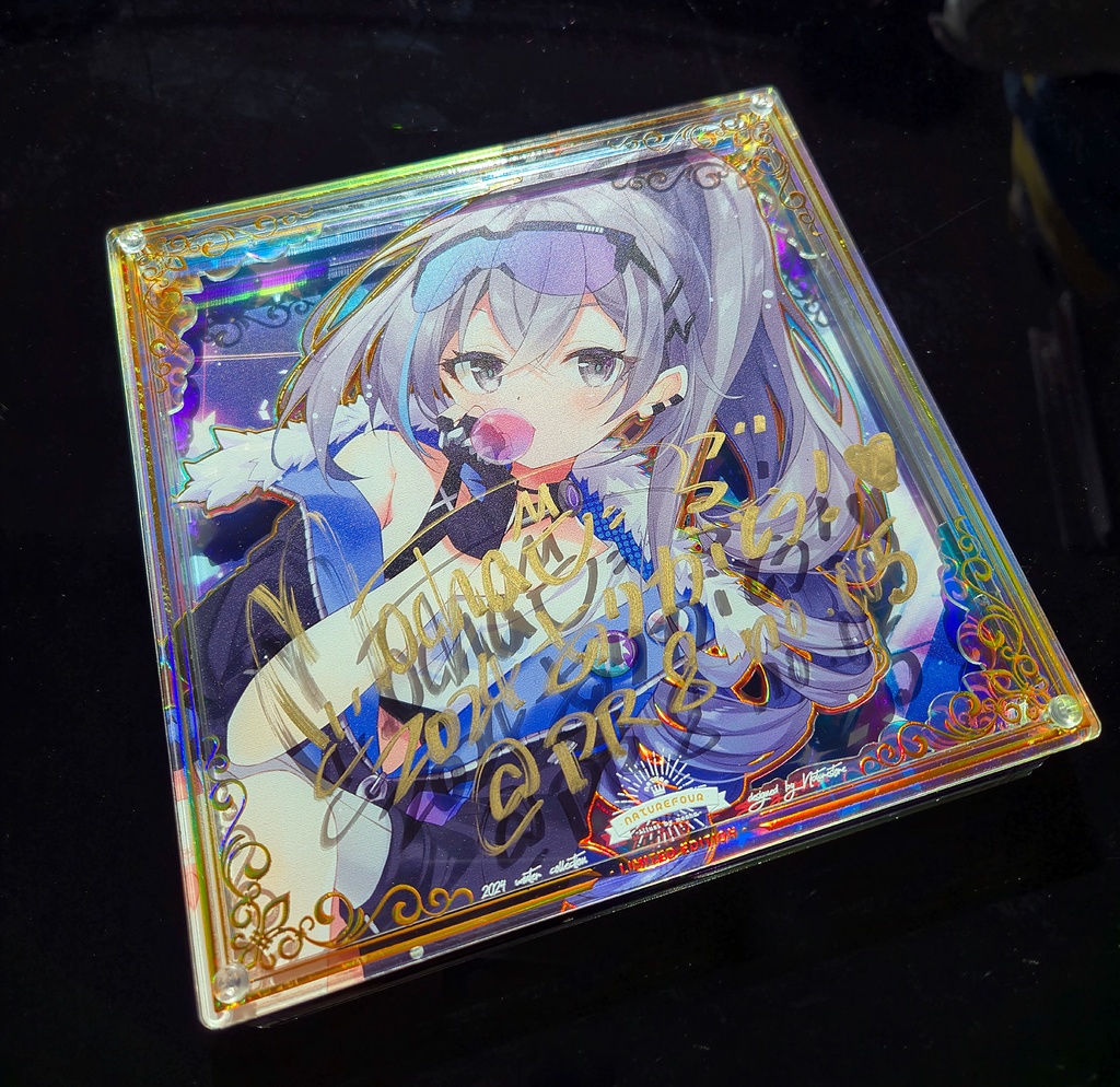 【BOOTH限定/2月上旬以降発送】2024直筆サインアクリル複製画「ぎんろう」