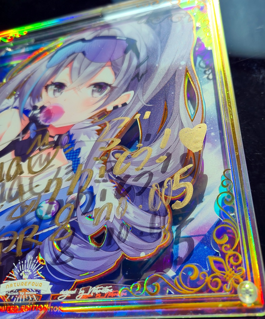 【BOOTH限定/2月上旬以降発送】2024直筆サインアクリル複製画「ぎんろう」