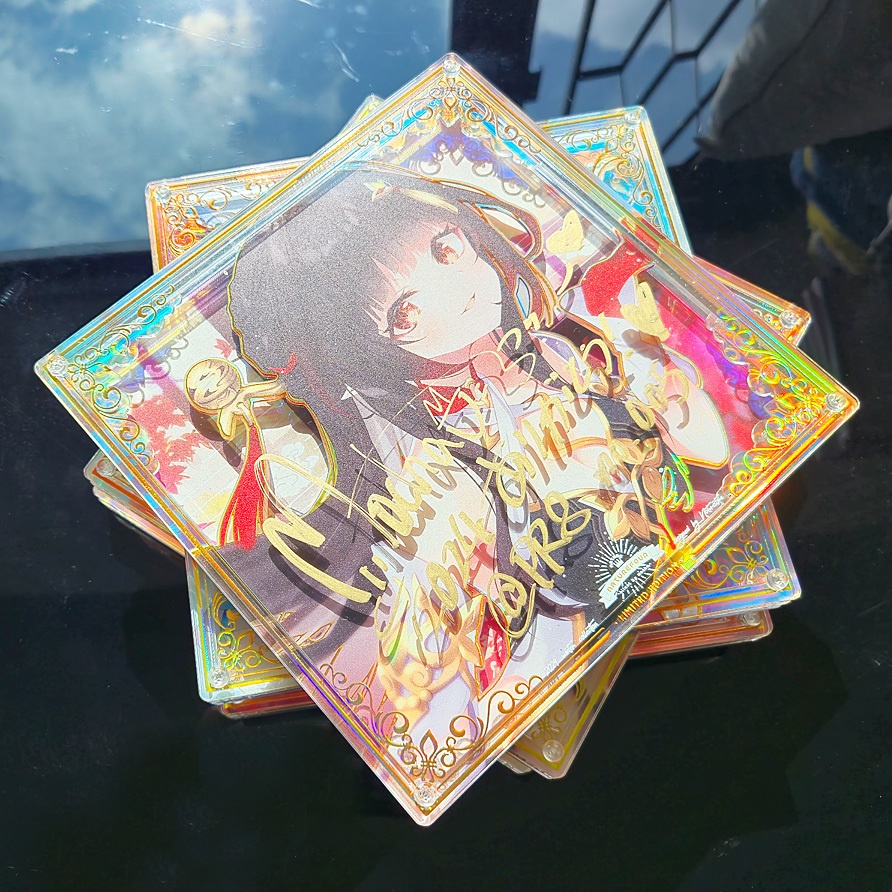 【BOOTH限定/2月上旬以降発送】2024直筆サインアクリル複製画「レイサ」