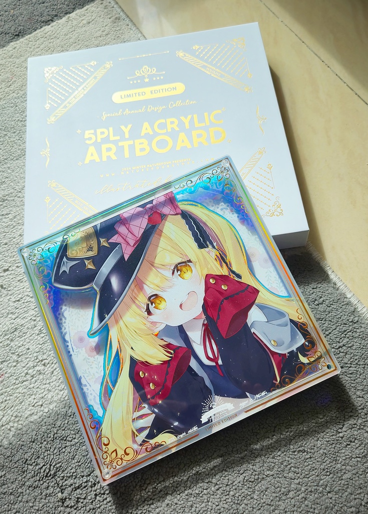 【BOOTH限定/2月上旬以降発送】2024直筆サインアクリル複製画「イブキ」