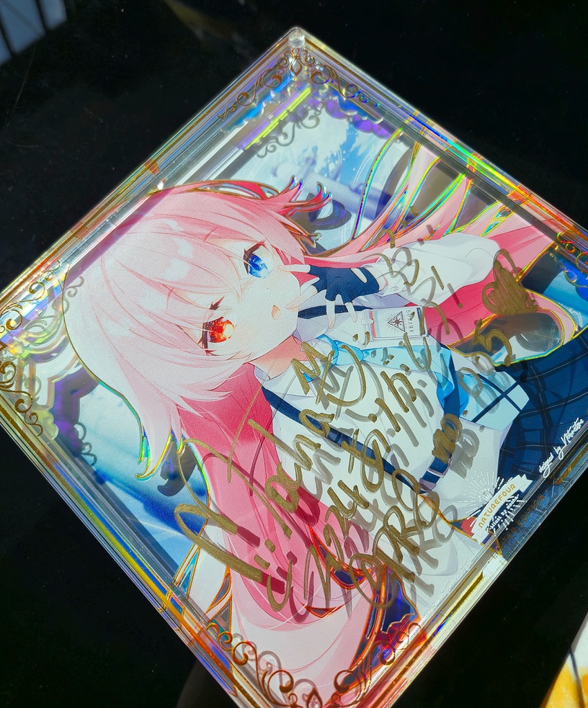 【BOOTH限定/2月上旬以降発送】2024直筆サインアクリル複製画「ホシノ」