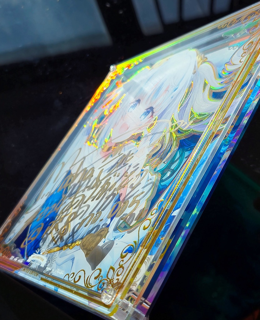 【BOOTH限定/2月上旬以降発送】2024直筆サインアクリル複製画「GURA」