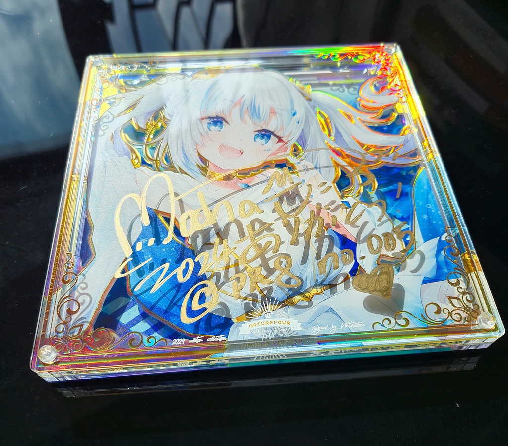 【BOOTH限定/2月上旬以降発送】2024直筆サインアクリル複製画「GURA」