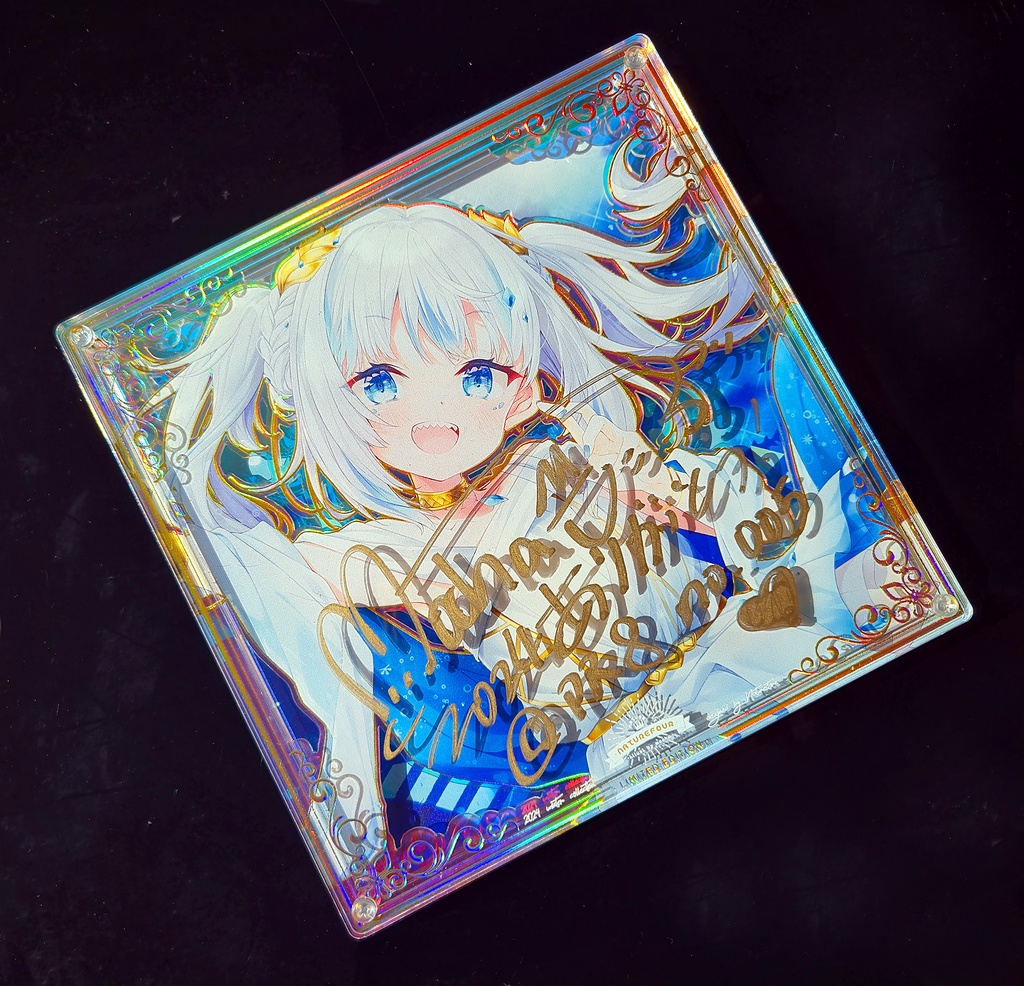 【BOOTH限定/2月上旬以降発送】2024直筆サインアクリル複製画「GURA」