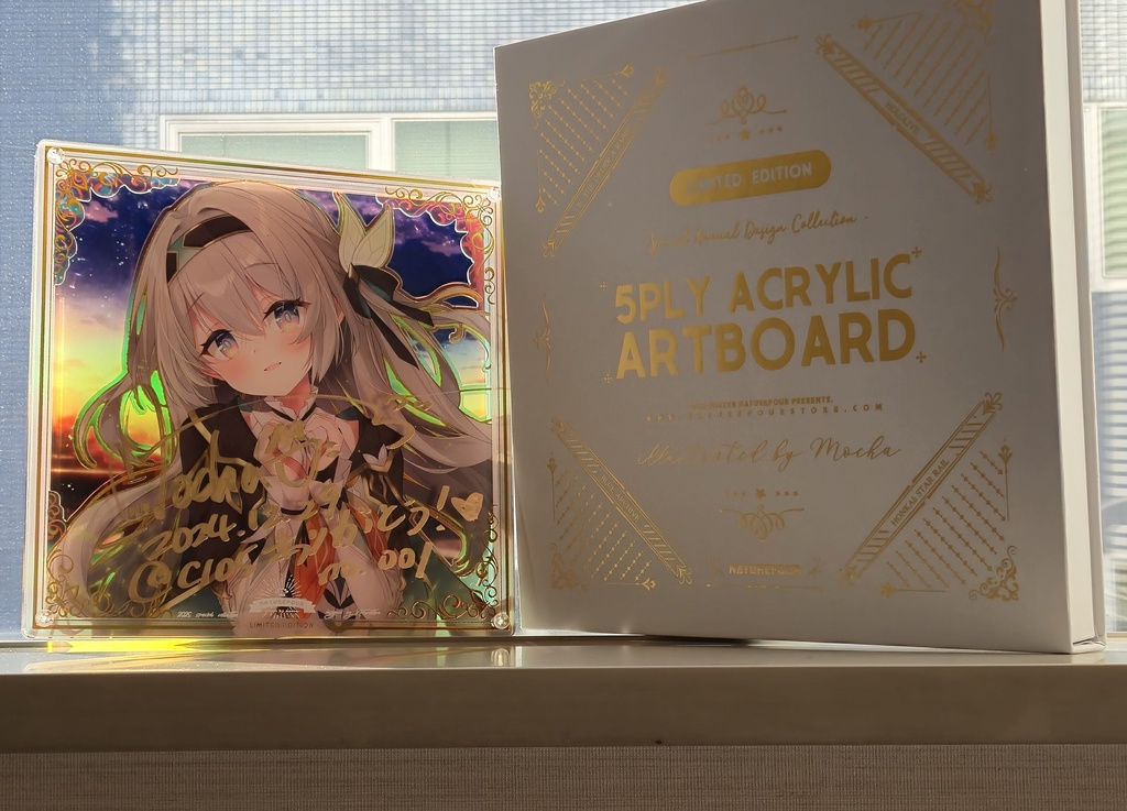 【BOOTH限定/2月上旬以降発送】2024直筆サインアクリル複製画「ホタル」