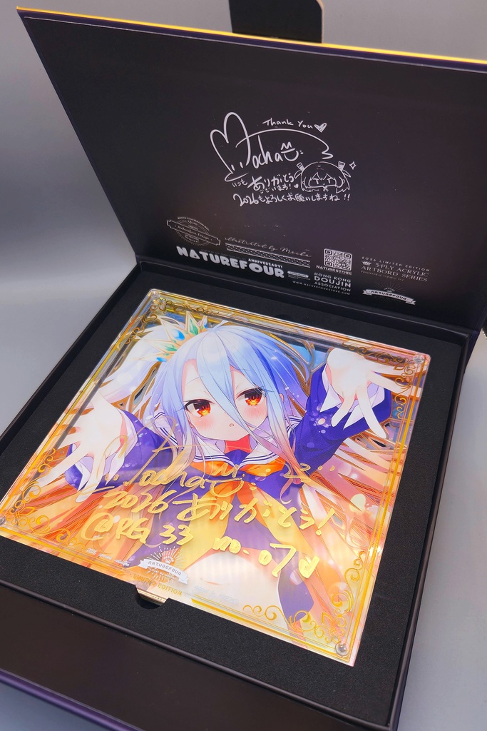 【限定/2月下旬以降発送】2026直筆サインアクリル複製画「チノちゃん」