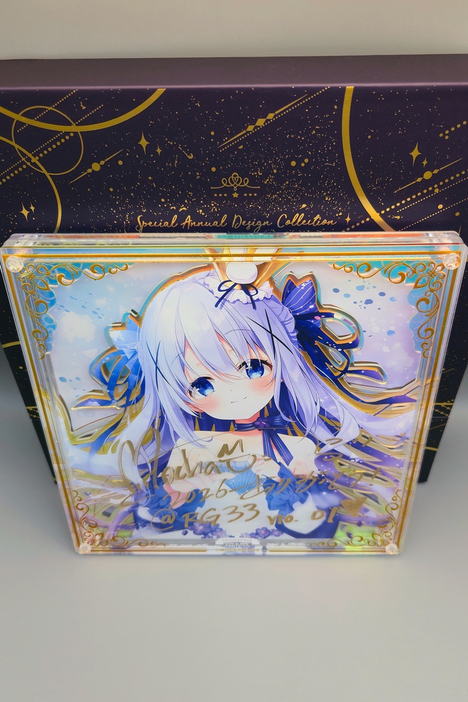 【限定/2月下旬以降発送】2026直筆サインアクリル複製画「チノちゃん」