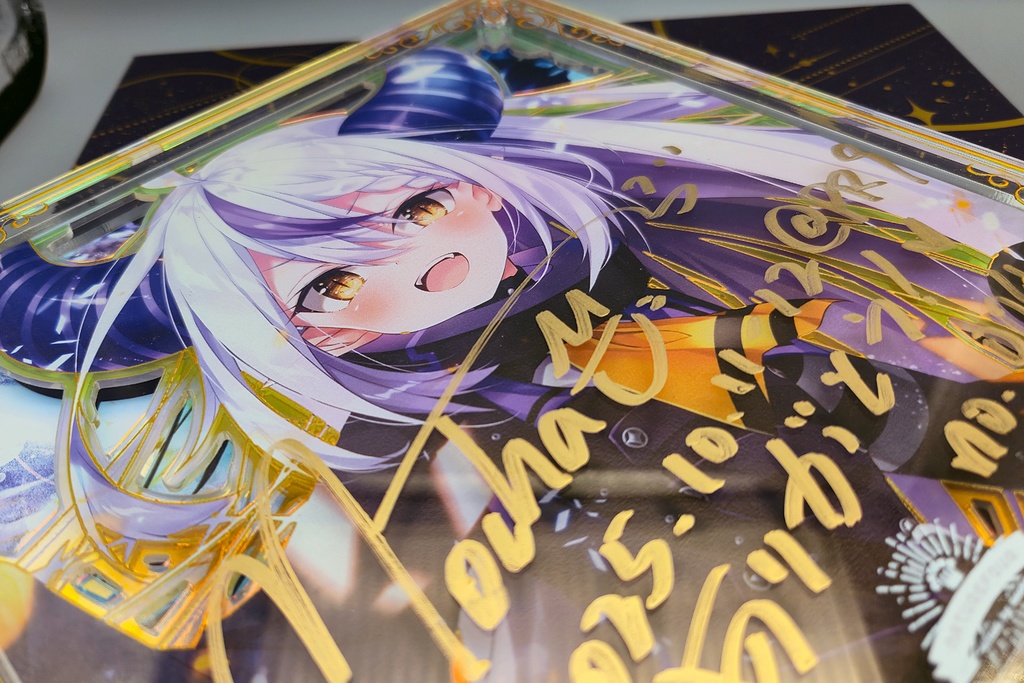 【限定/2月下旬以降発送】2026直筆サインアクリル複製画「ラプラス」