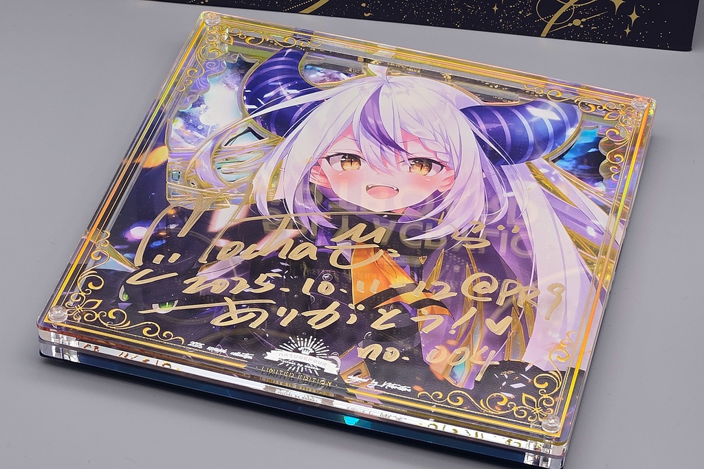 【限定/2月下旬以降発送】2026直筆サインアクリル複製画「ラプラス」