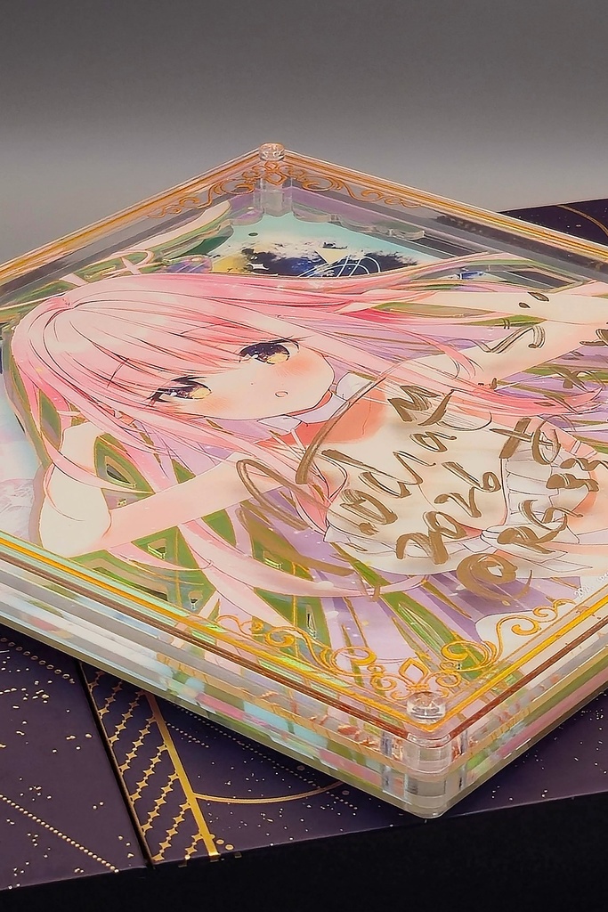 【限定/2月下旬以降発送】2026直筆サインアクリル複製画「ミカ」