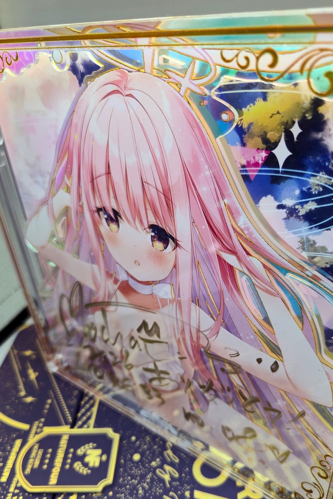 【限定/2月下旬以降発送】2026直筆サインアクリル複製画「ミカ」