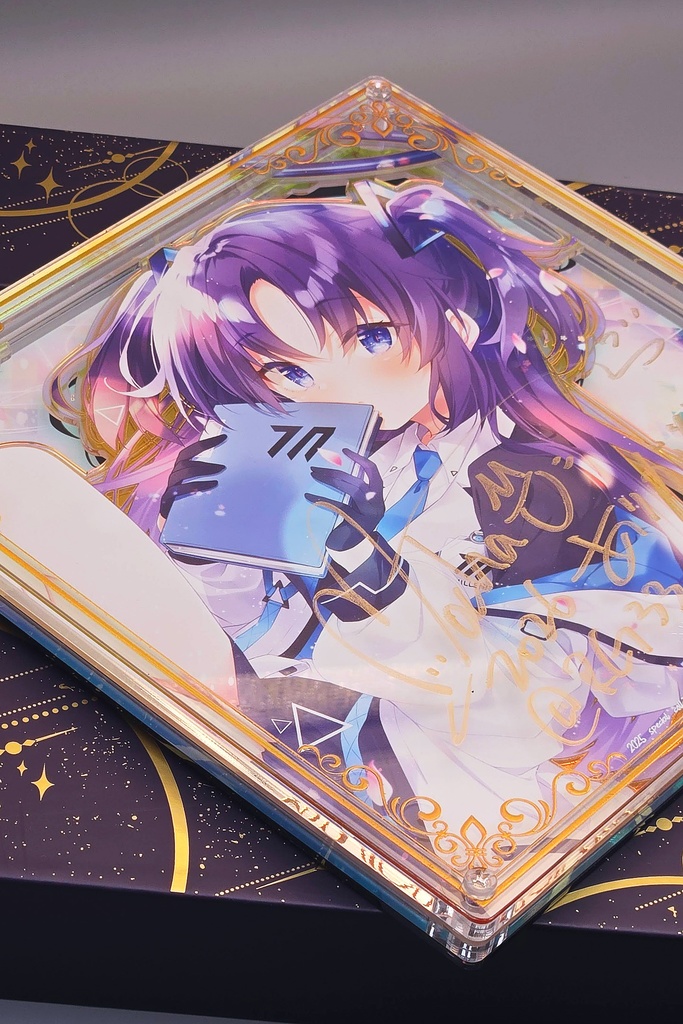 【限定/2月下旬以降発送】2026直筆サインアクリル複製画「ユウカ」