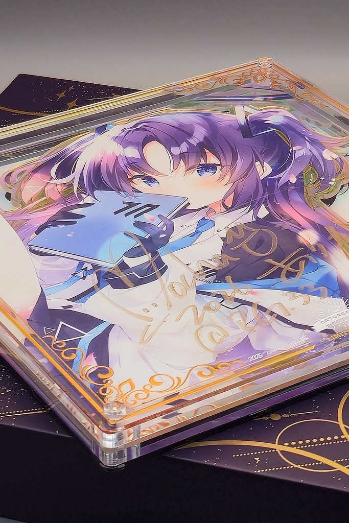 【限定/2月下旬以降発送】2026直筆サインアクリル複製画「ユウカ」