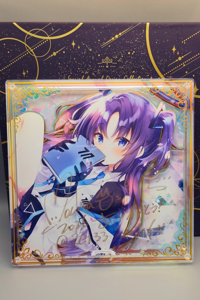 【限定/2月下旬以降発送】2026直筆サインアクリル複製画「ユウカ」