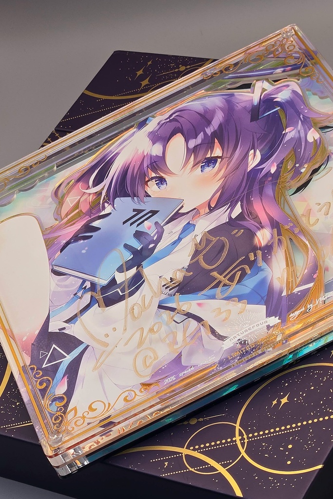 【限定/2月下旬以降発送】2026直筆サインアクリル複製画「ユウカ」