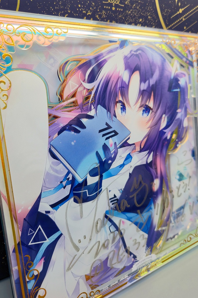 【限定/2月下旬以降発送】2026直筆サインアクリル複製画「ユウカ」