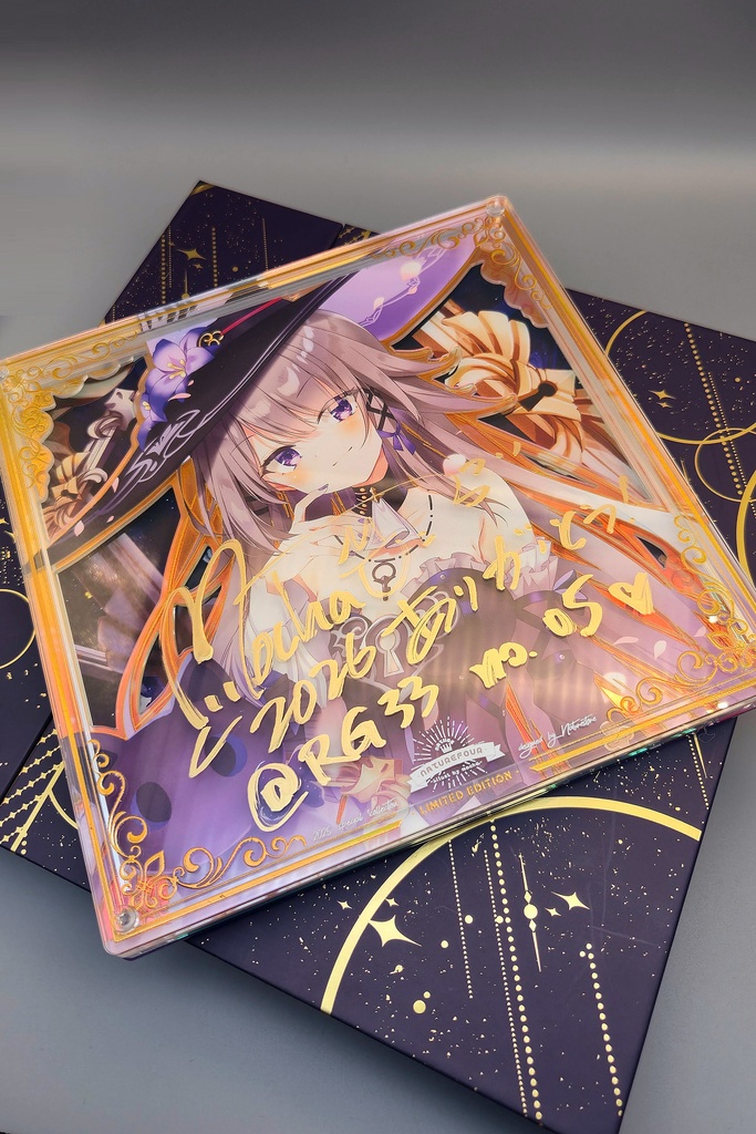 【限定/2月下旬以降発送】2026直筆サインアクリル複製画「マダムヘルタ」