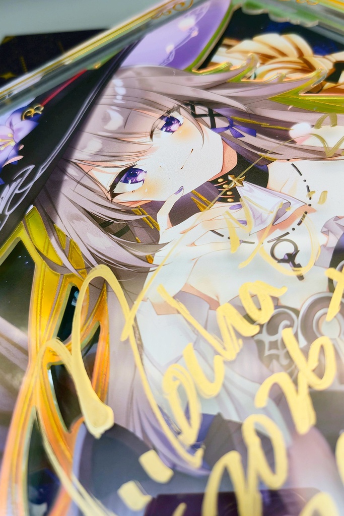 【限定/2月下旬以降発送】2026直筆サインアクリル複製画「マダムヘルタ」