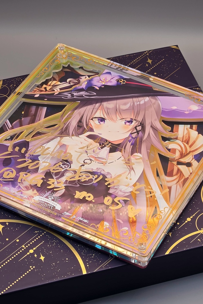 【限定/2月下旬以降発送】2026直筆サインアクリル複製画「マダムヘルタ」