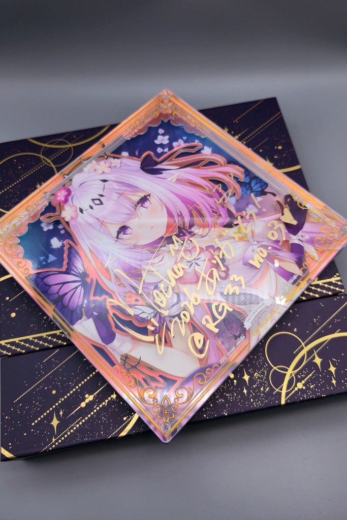 【限定/2月下旬以降発送】2026直筆サインアクリル複製画「キャストリス」