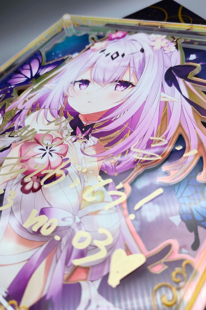 【限定/2月下旬以降発送】2026直筆サインアクリル複製画「キャストリス」