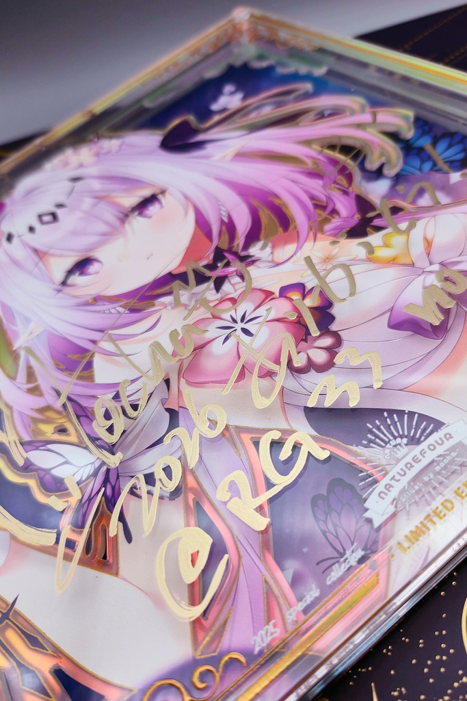 【限定/2月下旬以降発送】2026直筆サインアクリル複製画「キャストリス」