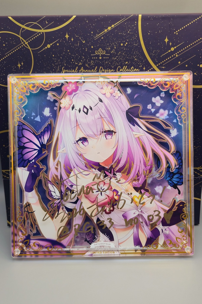 【限定/2月下旬以降発送】2026直筆サインアクリル複製画「キャストリス」